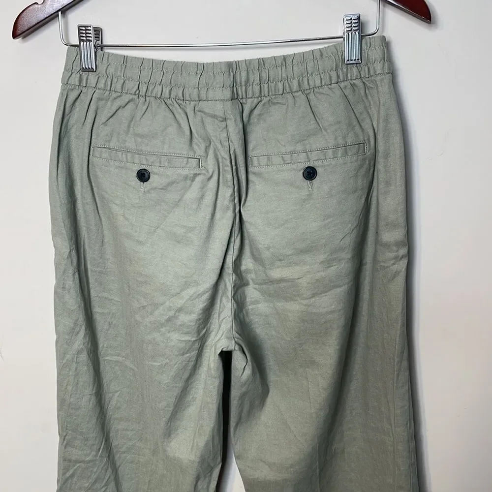 H&M Regular Fit Linen Blend Pants XS